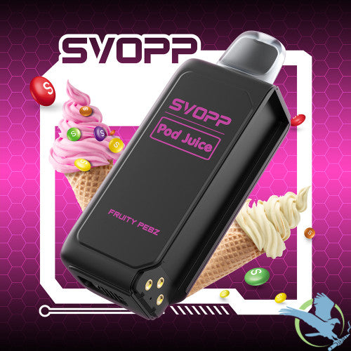 Pod Juice x SVOPP 30K Puffs 13ML Pre-Filled Pod With Rail Dismantling - Display of 5