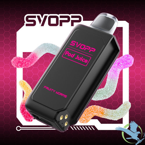 Pod Juice x SVOPP 30K Puffs 13ML Pre-Filled Pod With Rail Dismantling - Display of 5