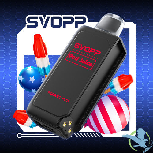 Pod Juice x SVOPP 30K Puffs 13ML Pre-Filled Pod With Rail Dismantling - Display of 5