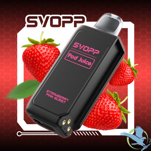 Pod Juice x SVOPP 30K Puffs 13ML Pre-Filled Pod With Rail Dismantling - Display of 5