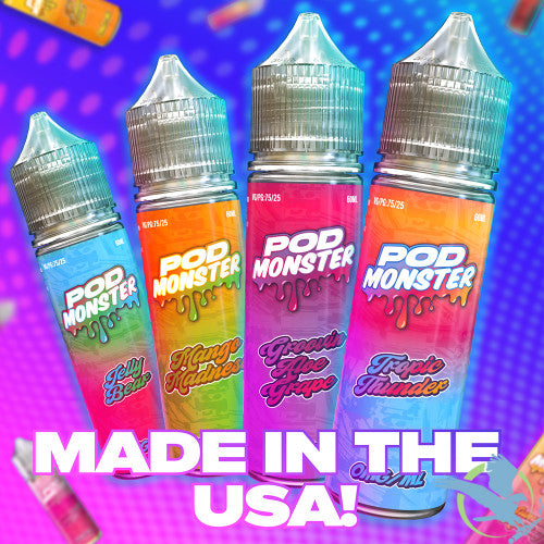 Pod Monster Synthetic Nicotine Salt E-Liquid 60ML