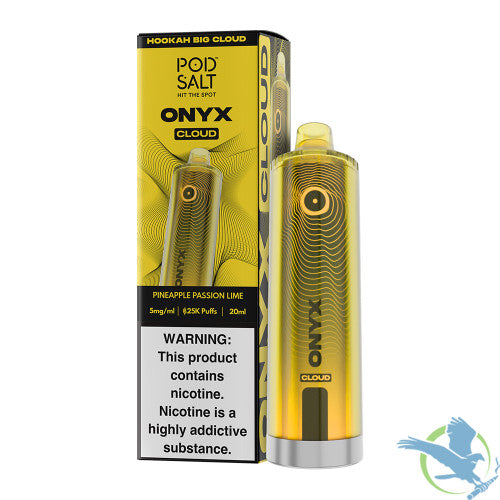 Pod Salt Onyx Cloud 25K Puffs 20ML Disposable Device With Triple Mesh - Display of 5