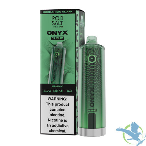 Pod Salt Onyx Cloud 25K Puffs 20ML Disposable Device With Triple Mesh - Display of 5