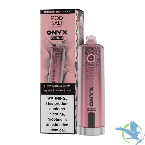 Pod Salt Onyx Cloud 25K Puffs 20ML Disposable Device With Triple Mesh - Display of 5
