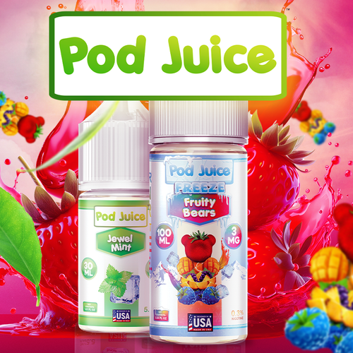 POD Juice Synthetic Nicotine E-Liquid 100ML