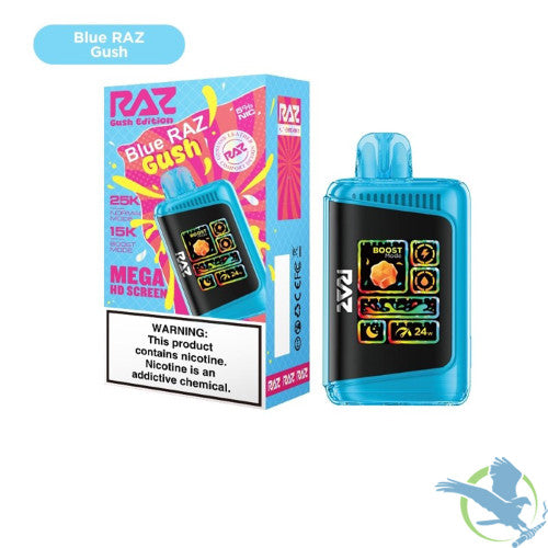 RAZ LTX 25K Puffs 16ML Disposable Device With Adjustable Airflow System & Mega HD Screen - Display of 5