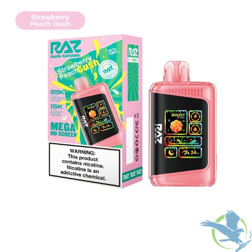 RAZ LTX 25K Puffs 16ML Disposable Device With Adjustable Airflow System & Mega HD Screen - Display of 5