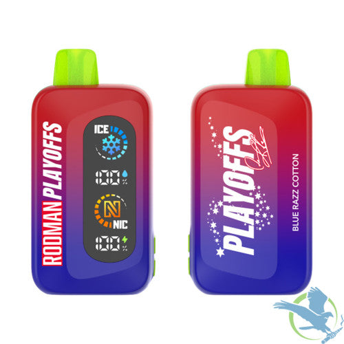 RODMAN Playoffs 50K Puffs 25ML Disposable Device With Ice & Nic Control - Display of 5
