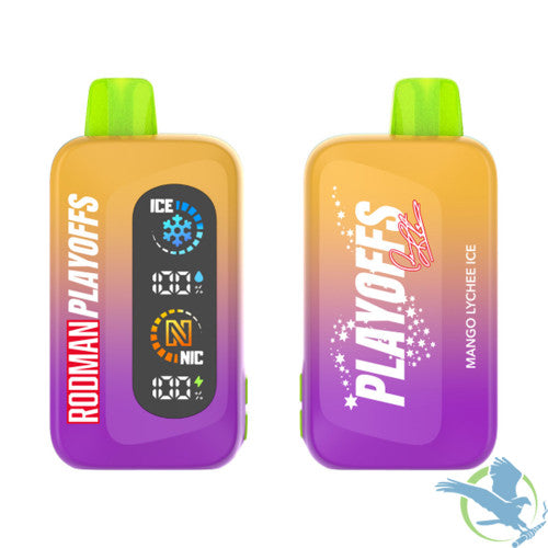 RODMAN Playoffs 50K Puffs 25ML Disposable Device With Ice & Nic Control - Display of 5
