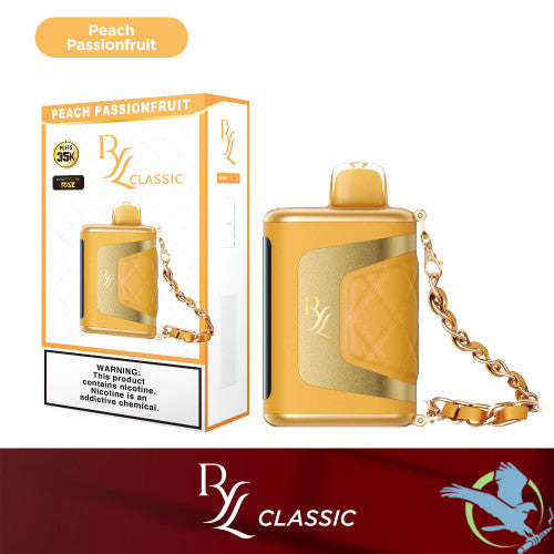 RYL Classic 35K Puffs 16.5ML Disposable Device With Leather Grip & HD Screen Powered By Raz - Display of 5