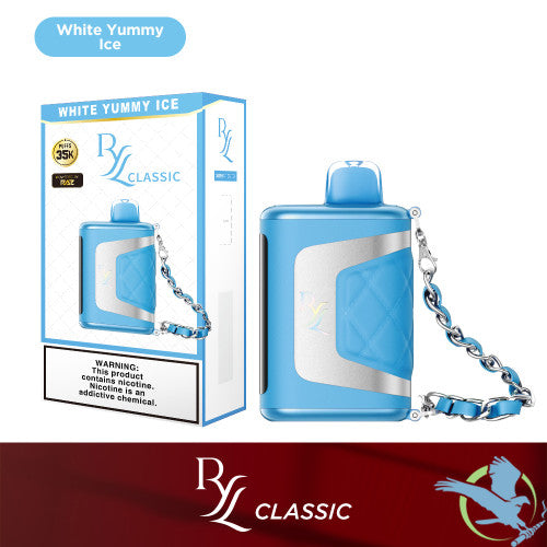RYL Classic 35K Puffs 16.5ML Disposable Device With Leather Grip & HD Screen Powered By Raz - Display of 5