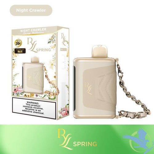 RYL Classic 35K Puffs 16.5ML Disposable Device With Leather Grip & HD Screen Powered By Raz - Display of 5