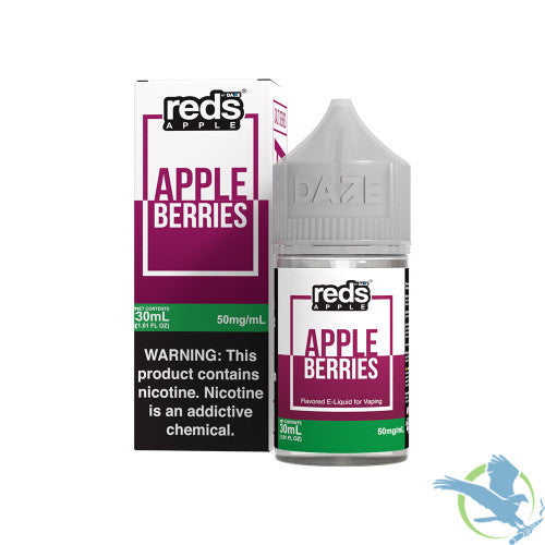 Reds Apple Nicotine Salt E-Liquid By 7 Daze 30ML