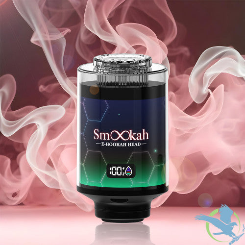 Smookah E-Hookah Head 100K Puffs 40ML DTL Disposable With RGB Light - Display of 4