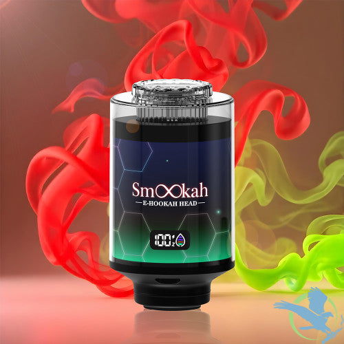 Smookah E-Hookah Head 100K Puffs 40ML DTL Disposable With RGB Light - Display of 4