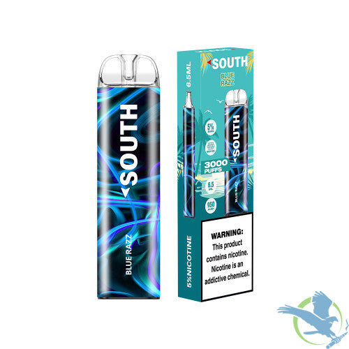 South 6.5ML 3K Puffs Disposable Device With Mesh Coil - Display of 10