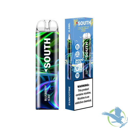 South 6.5ML 3K Puffs Disposable Device With Mesh Coil - Display of 10