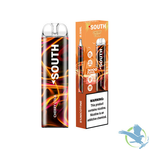 South 6.5ML 3K Puffs Disposable Device With Mesh Coil - Display of 10