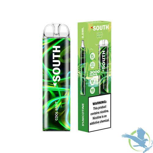 South 6.5ML 3K Puffs Disposable Device With Mesh Coil - Display of 10