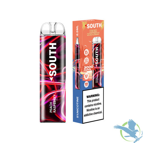 South 6.5ML 3K Puffs Disposable Device With Mesh Coil - Display of 10