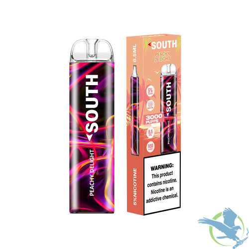 South 6.5ML 3K Puffs Disposable Device With Mesh Coil - Display of 10