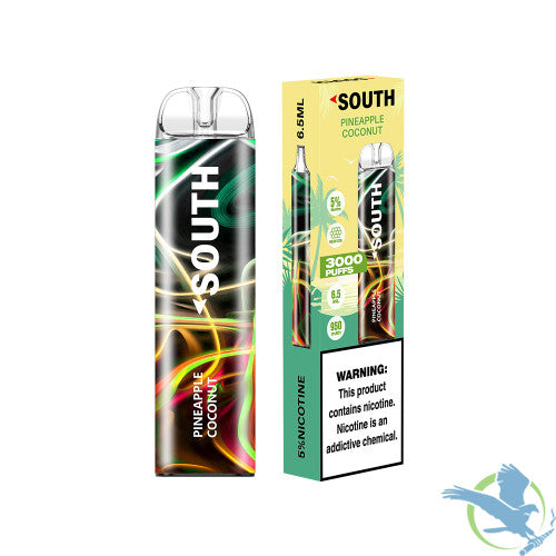 South 6.5ML 3K Puffs Disposable Device With Mesh Coil - Display of 10