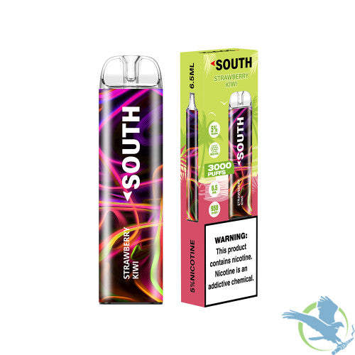 South 6.5ML 3K Puffs Disposable Device With Mesh Coil - Display of 10