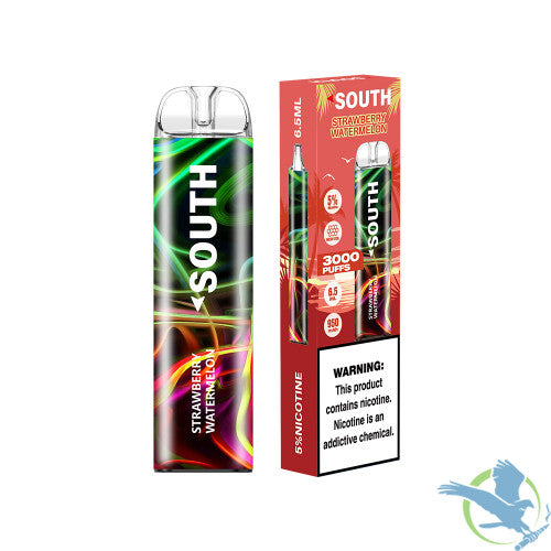 South 6.5ML 3K Puffs Disposable Device With Mesh Coil - Display of 10