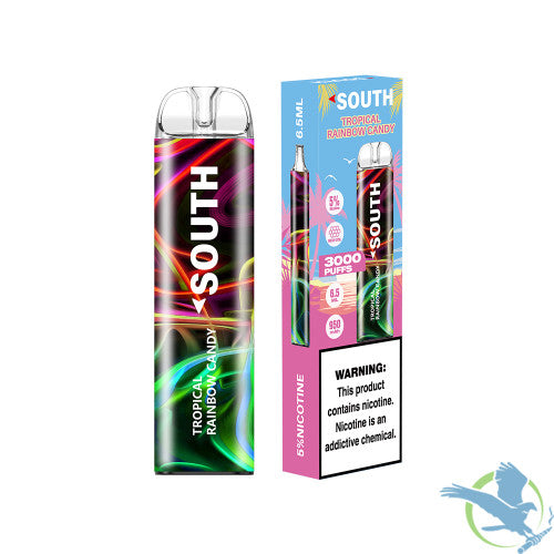 South 6.5ML 3K Puffs Disposable Device With Mesh Coil - Display of 10