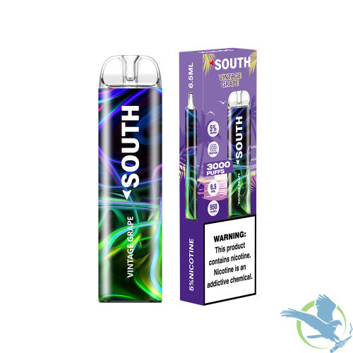 South 6.5ML 3K Puffs Disposable Device With Mesh Coil - Display of 10