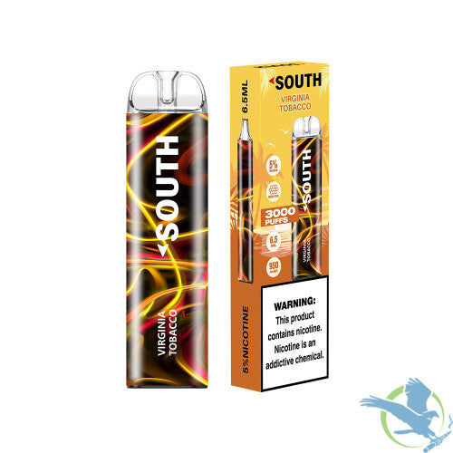 South 6.5ML 3K Puffs Disposable Device With Mesh Coil - Display of 10