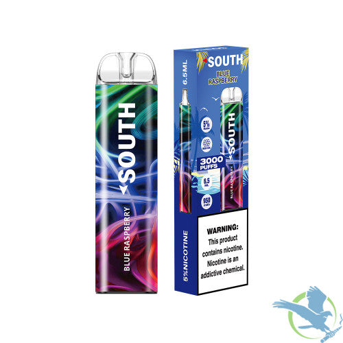 South 6.5ML 3K Puffs Disposable Device With Mesh Coil - Display of 10