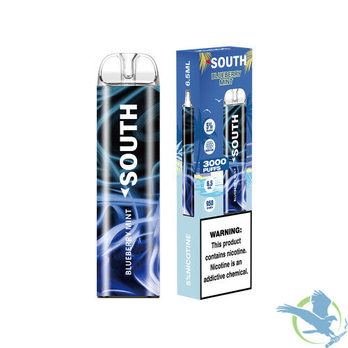 South 6.5ML 3K Puffs Disposable Device With Mesh Coil - Display of 10