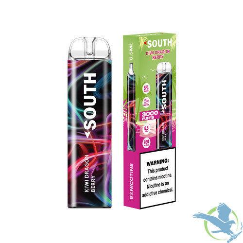 South 6.5ML 3K Puffs Disposable Device With Mesh Coil - Display of 10