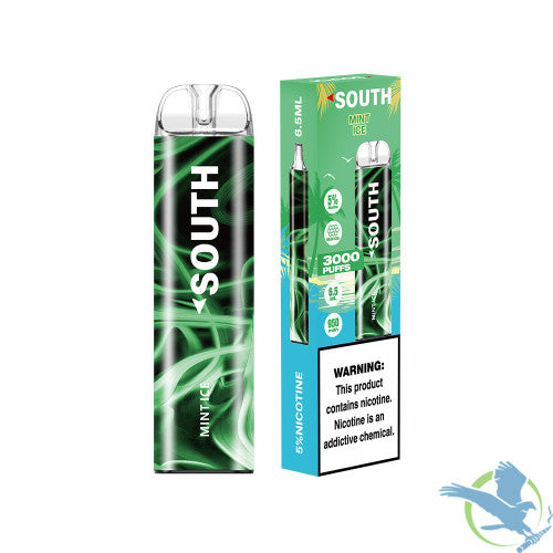 South 6.5ML 3K Puffs Disposable Device With Mesh Coil - Display of 10
