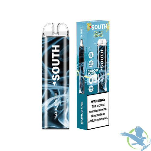 South 6.5ML 3K Puffs Disposable Device With Mesh Coil - Display of 10