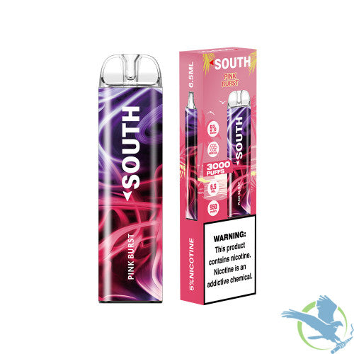 South 6.5ML 3K Puffs Disposable Device With Mesh Coil - Display of 10