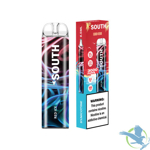 South 6.5ML 3K Puffs Disposable Device With Mesh Coil - Display of 10