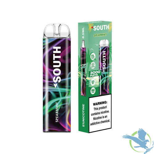 South 6.5ML 3K Puffs Disposable Device With Mesh Coil - Display of 10