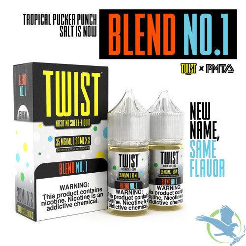 TWST Salt Nicotine Salt By Twist E-Liquids 60ML (30ML x 2)