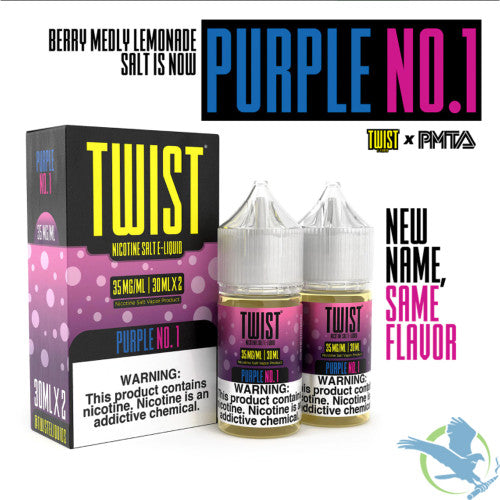 TWST Salt Nicotine Salt By Twist E-Liquids 60ML (30ML x 2)