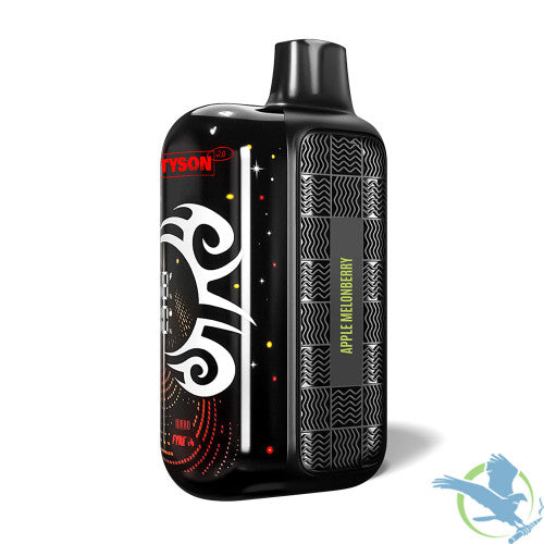 Tyson 2.0 Legend 30K Puffs 16ML Disposable Device With Triple Mesh Coil & Curved Screen With Adjustable Hit - Display of 5