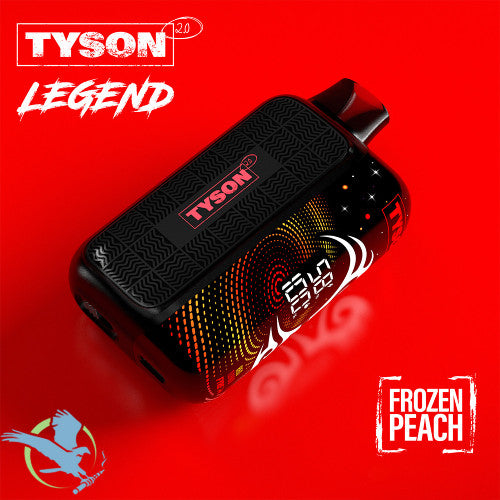Tyson 2.0 Legend 30K Puffs 16ML Disposable Device With Triple Mesh Coil & Curved Screen With Adjustable Hit - Display of 5