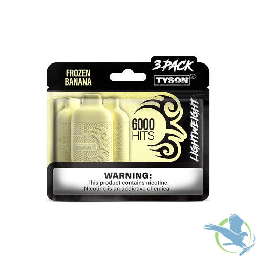 Tyson 2.0 Lightweight 6K Puffs 12ML Disposable Device With Fire Mesh Coil Technology - Pack of 3 - Display of 10 Packs