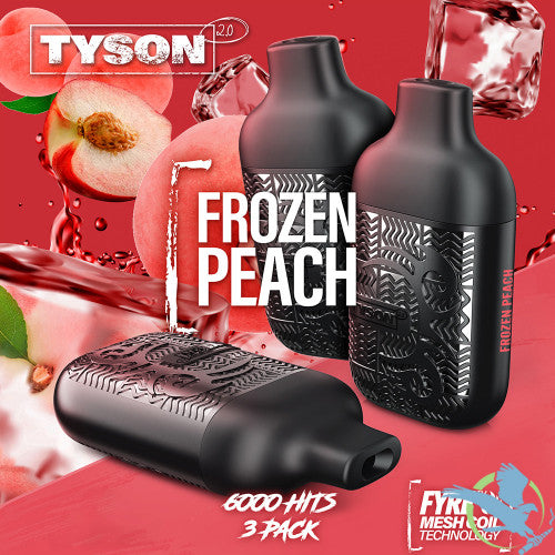 Tyson 2.0 Lightweight 6K Puffs 12ML Disposable Device With Fire Mesh Coil Technology - Pack of 3 - Display of 10 Packs