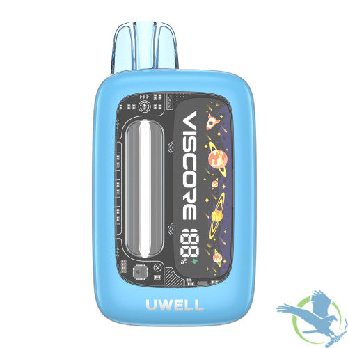Uwell Viscore C30000 Puffs 20ML Disposable Device With Dual Mesh & Visual E-liquid Window - Display of 5