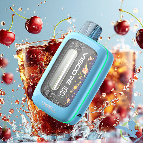 Uwell Viscore C30000 Puffs 20ML Disposable Device With Dual Mesh & Visual E-liquid Window - Display of 5