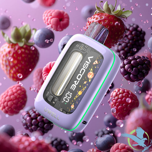 Uwell Viscore C30000 Puffs 20ML Disposable Device With Dual Mesh & Visual E-liquid Window - Display of 5