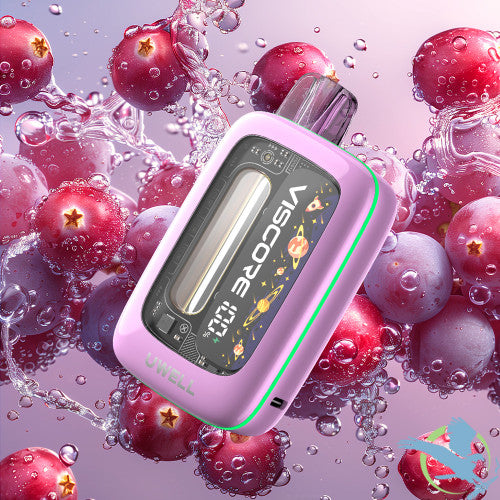 Uwell Viscore C30000 Puffs 20ML Disposable Device With Dual Mesh & Visual E-liquid Window - Display of 5