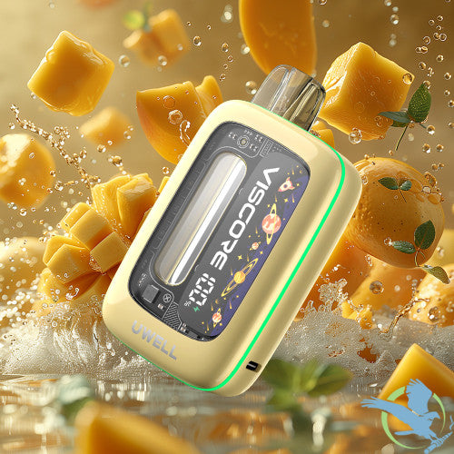 Uwell Viscore C30000 Puffs 20ML Disposable Device With Dual Mesh & Visual E-liquid Window - Display of 5
